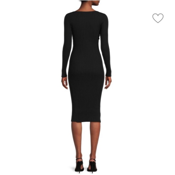 Akabaro Ribbed Bodycon Dress - Picture 3 of 6